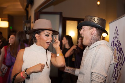 Aaron Carter and Lee Karis